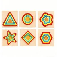 Zaewry Lernspielzeug Montessori-Puzzles, Sortierspielzeuge aus Holz für Kleinkinder, Sinnesspielzeug, frühkindliche Aktivitäten, Vorschulerziehung