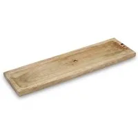 Spetebo Dekotablett Mangoholz Kerzentablett natur - 46 x 13 cm (Stück, 1 St., 1), mit Anti-Rutsch-Pads an der Unterseite