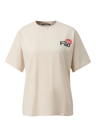qs - T-Shirt beige - Gr. - M