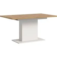 Home affaire Esstisch Motus, ausziehbar 150 -190 cm, inklusive 40 cm Einlegeplatte (Set, 1-St), Säulengestell mit Bodenplatte, Tisch, Küchentisch, Esszimmer, Küche