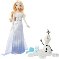 Disney Frozen Anziehpuppe Winter Abenteuer mit Elsa & Olaf Disney Eiskönigin Frozen Mattel