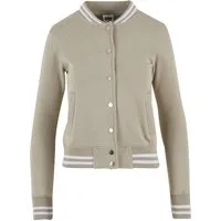 URBAN CLASSICS Fleecejacke Urban Classics Damen Ladies College Sweat Jacket (1-St)