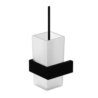 Steinberg Bürstengarnitur, schwarz matt mit Glas satiniert weiß, 4602903S, 460.2903S 4602903S