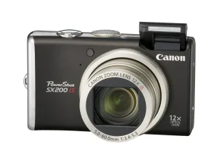 Canon PowerShot SX200 IS [12MP 12-fach opt. Zoom 3"] schwarz