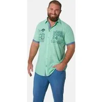 Jan Vanderstorm Kurzarmhemd FAPHER mit frischem Chambraylook