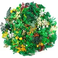 LEGO® LEGO® Grünzeug Pflanzen Blätter Gemischt NEU! Menge 50x Spielbausteine, (Bausteine, 50 St., Kreativ-Set), Made in Europe