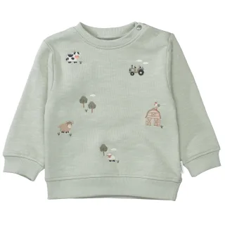 STACCATO - Kn.-Sweatshirt dusty green - Gr. - 86