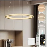 Mai & Mai Pendelleuchte Hängeleuchte pendellampe Farbtemperatur3000–6000K CRI≥95 Luvina01, LED-Pendelleuchte, mit hoher Farbwiedergabe,
