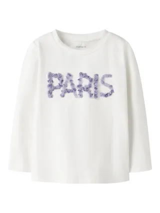 NAME IT - NMFNAGINO LS TOP Weiß - Gr. - 92