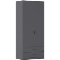rauch Drehtürenschrank Kleiderschrank Garderobe GAMMA Breiten 91/136/181/226/271/315/360 cm (in 3 Ausstattungen BASIC/CLASSIC/PREMIUM (inkl. SOFT-CLOSE-Funktion) mit Schubladen, verschiedene Griff-Varianten TOPSELLER MADE IN GERMANY