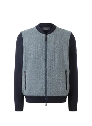 MAERZ Muenchen - Strickjacke Zip 1/1 Arm navy - Gr. - 54