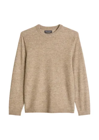 Marc o Polo - Knit Pullovers Longsleeve, Dark Beige Melange_01 - Gr. - M