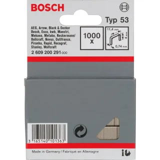 Bosch Feindrahtklammer Typ 53, 11,4mm breit - 2609200291