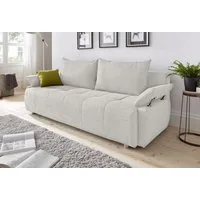 COLLECTION AB Schlafsofa Funtastic, B: 212 cm, Liegel. 145x187 cm, Bettfunktion, Bettkasten, Armteilverstellung & 1 Zierkissen, Federkern