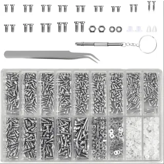 1200PCS Stainless Steel Silver4-in-1 Multifunctional Screwdriver Tool Set Help You with All Your Micro-Repairs