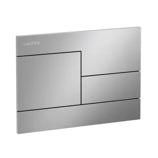 Laufen Betätigungsplatte SKYLINE INEO mit Zweimengenbetätigung chrom matt, H9001180070001 H9001180070001