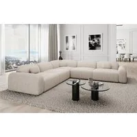 Sofa Dreams Ecksofa Stoff Eckcouch Polstersofa Luxus Eck Couch Barcelona L Form, Loungesofa