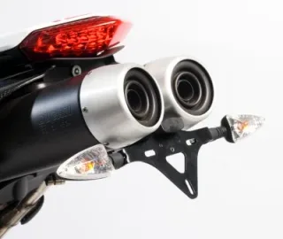 R&amp;G Kennzeichenhalter Heckumbau Ducati Hypermotard 796 / 1100 S/SP/EVO Bj. 2007-2013 eintragungsfrei