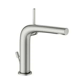 Keuco Waschtischarmatur 150 Edition 400 51502, m. Ablaufgrt., Edelstahl-finish, 51502060000 51502060000