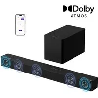 Ultimea Poseidon M60 Boom Soundbar 5.1-Kanal Dolby Atmos (HDMI, Bluetooth, 340 W, Mit Subwoofer, Mit kraftvollem Bass und klaren Stimmen)