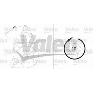 Valeo Starter 2,0 kW Kia Sportage Mazda 323 626 E Suzuki Grand Vitara
