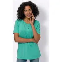 Sieh an! T-Shirt Longshirt Kurzarm