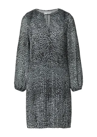 comma - Kleid schwarz|grau - Gr. - 42
