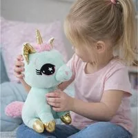 Sweety-Toys Kuscheltier Sweety Toys 11735 Einhorn Plüschtier – Kuscheltier 25cm türkis-mint