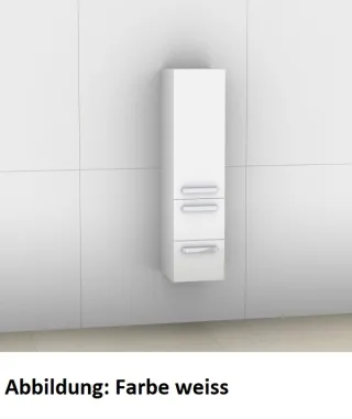 Artiqua 400 Midischrank, Eiche Weiß quer NB, 400-MLL-1-30-L-7186-440 400-MLL-1-30-L-7186-440