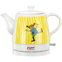 pippi Wasserkocher 20130004, 0.8 l, 1750 W, skandinavisches Keramik Design, Trockenschutz, Automatik-Aus, Sparsam