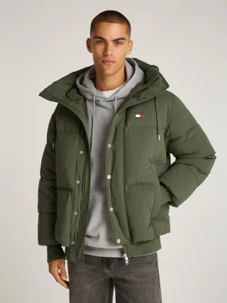 Tommy Jeans (PVH Group) - TJM BRANDED PUFFER JACKET EXT fatigue green - Gr. - XXL