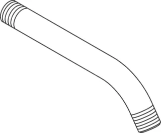 Hansgrohe Brausearm Pharo Duschpaneel Lift 2 chrom, 97196000 97196000
