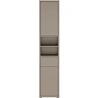 PREISBRECHER Seitenschrank ALICE SPRINGS in Taupe - 39,8x191,9x34,9cm (BxHxT)