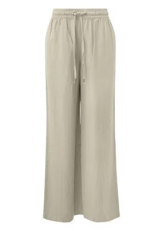 Q/S designed by - Marlenehose im Loose Fit beige - Gr. - 30