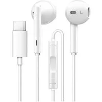 Huawei In-Ear-Kopfhörer 1,2m USB-Typ-C-Stereo-Set Weiß mit Fernbedienung In-Ear-Kopfhörer
