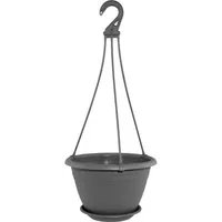 Geli Blumenampel Geli Hängeampel Galicia Ø 25 cm anthrazit mit