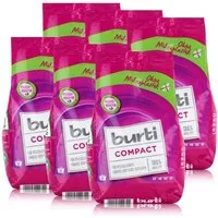 burti burti Compact Feinwaschmittel 1,1kg- Waschpulver (6er Pack) Colorwaschmittel