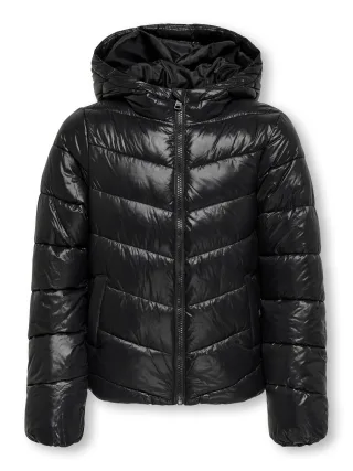 KIDS ONLY - KOGKAJSA LIGHT QUILT HOOD JKT OTW NOOS Black - Gr. - 140