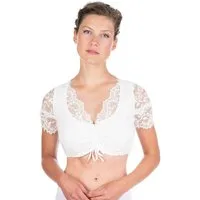 MarJo Dirndlbluse Dirndlbluse - IDALINA-LOTTA - offwhite