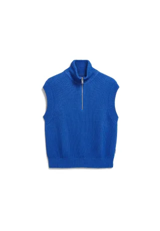 Armedangels - VANISÉ KNIT VEST dynamo blue-light dynamo blue - Gr. - XS