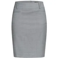 GREIFF Bleistiftrock Greiff Modern WITH 37.5® Damen Stiftrock Regular-Fit Hellgrau