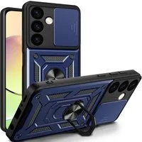 betterfon Handyhülle Panzerhülle für Samsung Galaxy S24 mit Kameraschutz & Ringhalter, Outdoorhülle mit Smartstand und Silikonkern