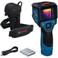 Akku-Wärmebildkamera GTC 12V-450-13 Professional, Thermodetektor blau/schwarz, ohne Akku und Ladegerät, in Werkzeugtasche