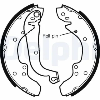 Delphi Bremsbacken hinten Citroen Fiat Peugeot Renault