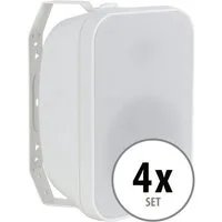 McGrey OLS-651 DJ PA Zwei-Wege-System Outdoor-Lautsprecher Außenlautsprecher (N/A, 60 W, Allwetter-Lautsprecher für Garten, Terrasse, Restaurant)