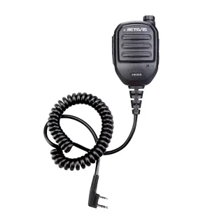 RETEVIS HK008 Adjustable Volume Shoulder Speaker Microphone with Removable Battery Clear Sound Amplifier for Two Way Rad