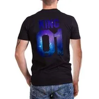 Couple Camp T-Shirt King 01 & Queen 01 Sterne Partner T-Shirt mit trendigem Print
