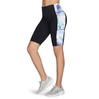 Skechers Performance GoWalk Seascape Floral 10' Fahrradshorts Nylon Damen Lila Activewear Shorts