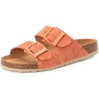 Tamaris Pantolette Sommerschuh, Hausschuh, Schlupfschuh mit floraler Prägung