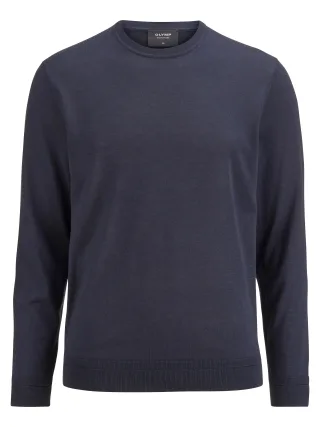 OLYMP Signature - OLYMP Signature Strick Nachtblau